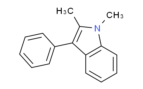 CAS No. 38445-36-2, 1,2-Dimethyl-3-phenyl-1H-indole