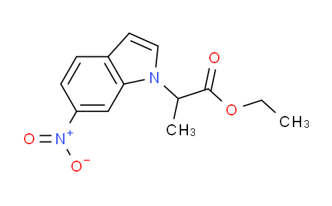 CAS No. 1951438-89-3, Ethyl 2-(6-nitro-1H-indol-1-yl)propanoate