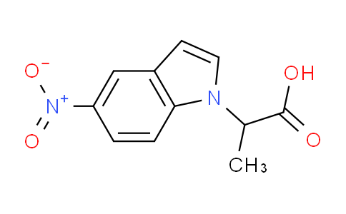 CAS No. 1491585-33-1, 2-(5-Nitro-1H-indol-1-yl)propanoic acid
