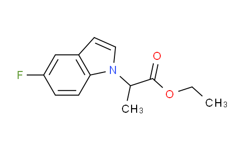 CAS No. 1956306-81-2, Ethyl 2-(5-fluoro-1H-indol-1-yl)propanoate