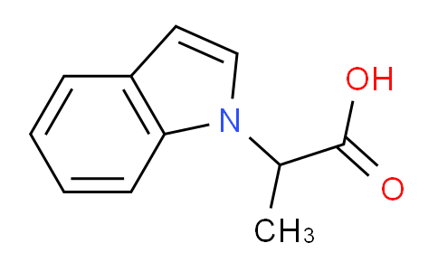 CAS No. 131488-64-7, 2-(1H-Indol-1-yl)propanoic acid
