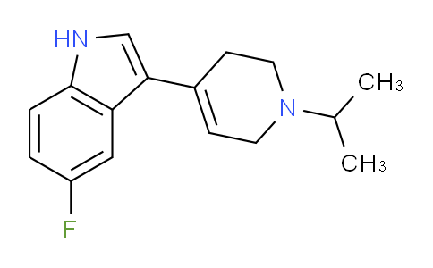 CAS No. 1958106-11-0, 5-Fluoro-3-(1-isopropyl-1,2,3,6-tetrahydropyridin-4-yl)-1H-indole