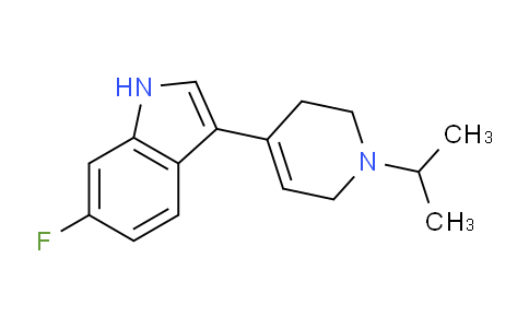 CAS No. 1958101-07-9, 6-Fluoro-3-(1-isopropyl-1,2,3,6-tetrahydropyridin-4-yl)-1H-indole