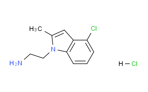 CAS No. 1956377-15-3, 2-(4-Chloro-2-methyl-1H-indol-1-yl)ethanamine hydrochloride