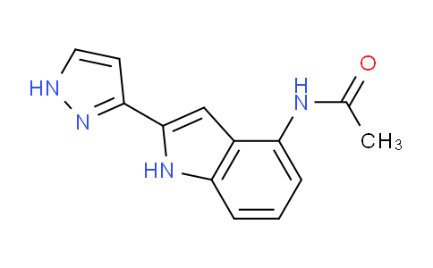 CAS No. 827318-19-4, N-(2-(1H-Pyrazol-3-yl)-1H-indol-4-yl)acetamide