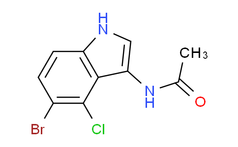 CAS No. 1330750-19-0, N-(5-Bromo-4-chloro-1H-indol-3-yl)acetamide