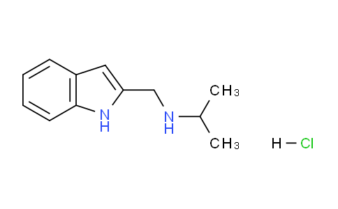CAS No. 106024-59-3, N-((1H-Indol-2-yl)methyl)propan-2-amine hydrochloride