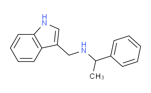 CAS No. 101574-23-6, N-((1H-Indol-3-yl)methyl)-1-phenylethanamine