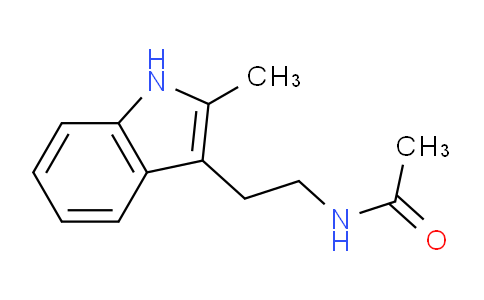 CAS No. 39760-01-5, N-(2-(2-Methyl-1H-indol-3-yl)ethyl)acetamide