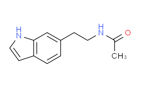 CAS No. 58491-48-8, N-(2-(1H-Indol-6-yl)ethyl)acetamide