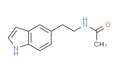 CAS No. 58491-47-7, N-(2-(1H-Indol-5-yl)ethyl)acetamide