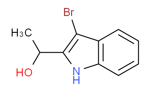 CAS No. 1707370-00-0, 1-(3-Bromo-1H-indol-2-yl)ethanol
