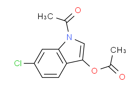 CAS No. 108761-33-7, 1-Acetyl-6-chloro-1H-indol-3-yl acetate