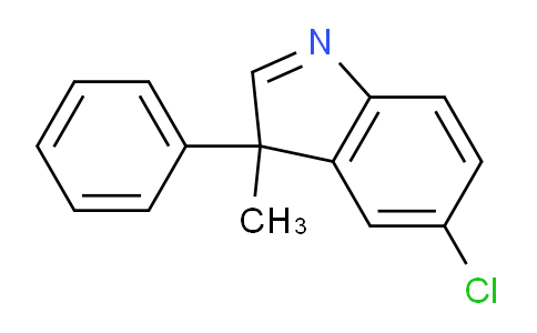 CAS No. 923037-20-1, 5-Chloro-3-methyl-3-phenyl-3H-indole