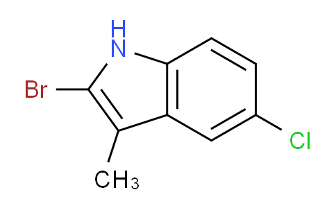 CAS No. 168143-77-9, 2-Bromo-5-chloro-3-methyl-1H-indole