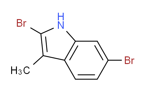 CAS No. 65617-24-5, 2,6-Dibromo-3-methyl-1H-indole