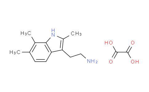 CAS No. 1177345-45-7, 2-(2,6,7-Trimethyl-1H-indol-3-yl)ethanamine oxalate