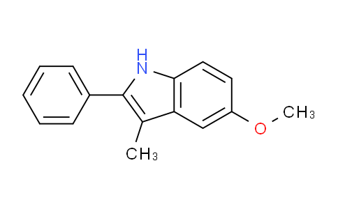 CAS No. 64648-65-3, 5-Methoxy-3-methyl-2-phenyl-1H-indole