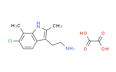 CAS No. 1177361-41-9, 2-(6-Chloro-2,7-dimethyl-1H-indol-3-yl)ethanamine oxalate