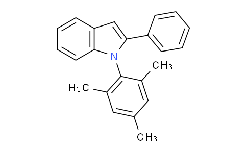 CAS No. 844819-41-6, 1-Mesityl-2-phenyl-1H-indole