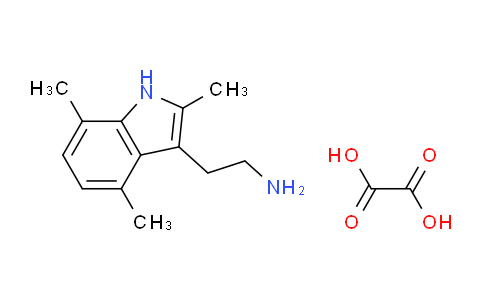 CAS No. 1177351-67-5, 2-(2,4,7-Trimethyl-1H-indol-3-yl)ethanamine oxalate