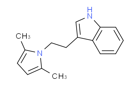 CAS No. 95399-28-3, 3-(2-(2,5-Dimethyl-1H-pyrrol-1-yl)ethyl)-1H-indole
