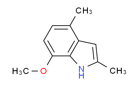CAS No. 190908-10-2, 7-Methoxy-2,4-dimethyl-1H-indole