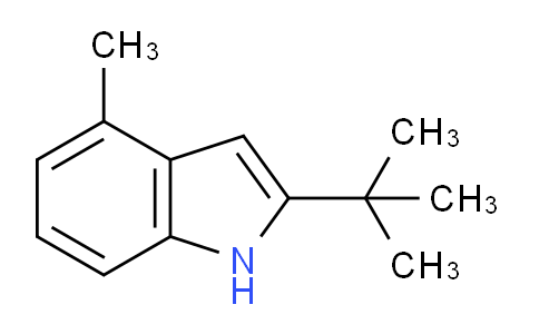 CAS No. 57880-12-3, 2-(tert-Butyl)-4-methyl-1H-indole