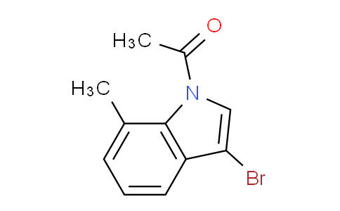 CAS No. 1375064-60-0, 1-Acetyl-3-bromo-7-methylindole