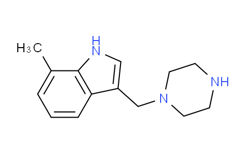CAS No. 1368766-22-6, 7-Methyl-3-(piperazin-1-ylmethyl)-1H-indole