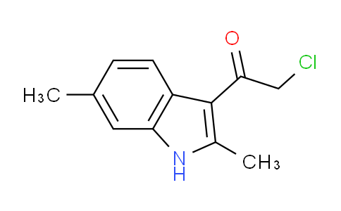 CAS No. 842971-79-3, 2-Chloro-1-(2,6-dimethyl-1H-indol-3-yl)ethanone
