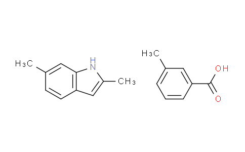 CAS No. 1227267-30-2, 2,6-Dimethyl-1H-indole 3-methylbenzoate