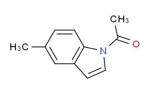 CAS No. 78827-85-7, 1-(5-Methyl-1H-indol-1-yl)ethan-1-one