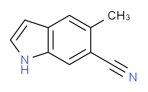CAS No. 1167056-69-0, 5-Methyl-1H-indole-6-carbonitrile
