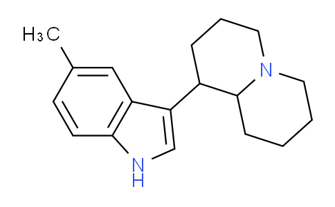 CAS No. 118687-90-4, 1-(5-Methyl-1H-indol-3-yl)octahydro-1H-quinolizine