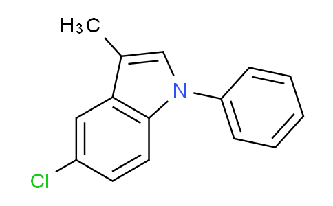 CAS No. 918163-12-9, 5-Chloro-3-methyl-1-phenyl-1H-indole