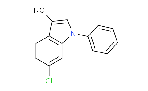 CAS No. 918163-13-0, 6-Chloro-3-methyl-1-phenyl-1H-indole