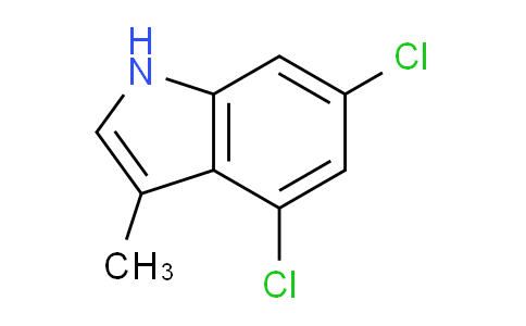CAS No. 1956379-85-3, 4,6-Dichloro-3-methyl-1H-indole