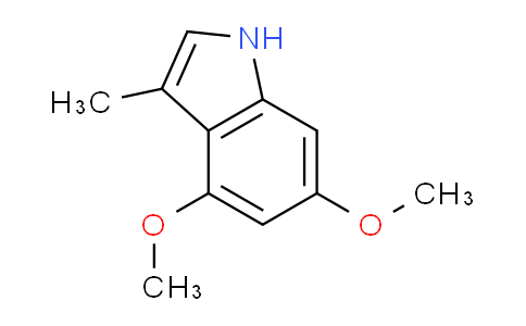 CAS No. 74973-30-1, 4,6-Dimethoxy-3-methyl-1H-indole