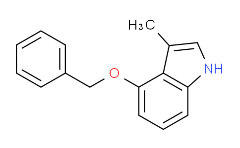 CAS No. 92962-49-7, 4-(Benzyloxy)-3-methyl-1H-indole