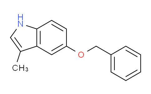 CAS No. 21987-24-6, 5-(Benzyloxy)-3-methyl-1H-indole