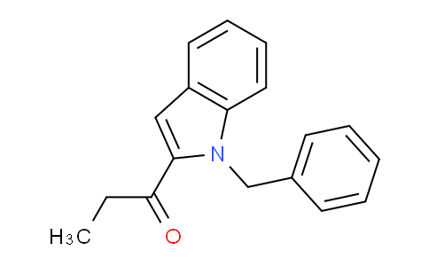 CAS No. 112402-18-3, 1-(1-Benzyl-1H-indol-2-yl)propan-1-one