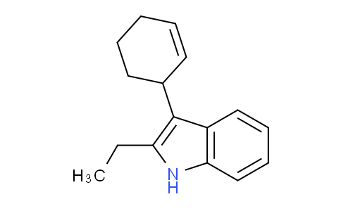 CAS No. 512205-45-7, 3-(Cyclohex-2-en-1-yl)-2-ethyl-1H-indole