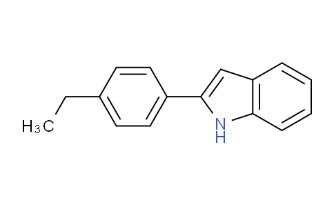 CAS No. 88514-36-7, 2-(4-Ethylphenyl)-1h-indole