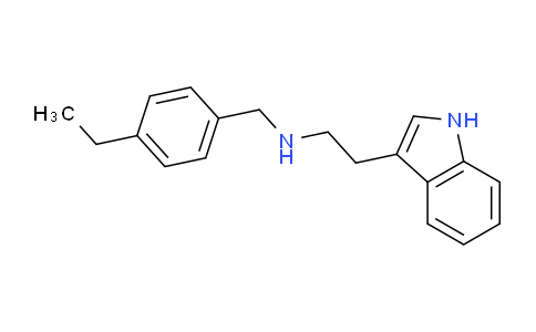 CAS No. 353773-77-0, N-(4-Ethylbenzyl)-2-(1H-indol-3-yl)ethanamine