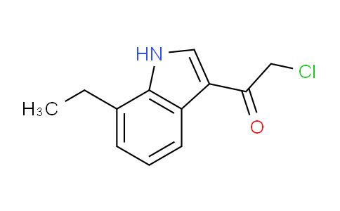 CAS No. 571153-20-3, 2-Chloro-1-(7-ethyl-1H-indol-3-yl)ethanone