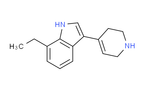 CAS No. 460354-13-6, 7-Ethyl-3-(1,2,3,6-tetrahydropyridin-4-yl)-1H-indole