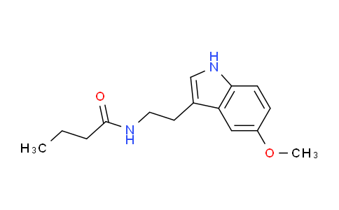 CAS No. 66012-83-7, N-(2-(5-Methoxy-1H-indol-3-yl)ethyl)butyramide