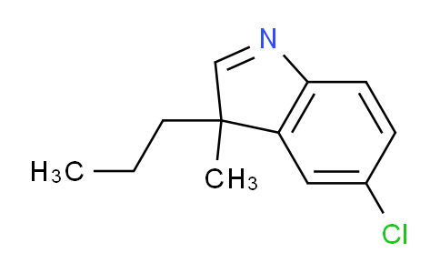 CAS No. 923037-19-8, 5-Chloro-3-methyl-3-propyl-3H-indole