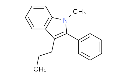 CAS No. 796964-13-1, 1-Methyl-2-phenyl-3-propyl-1H-indole